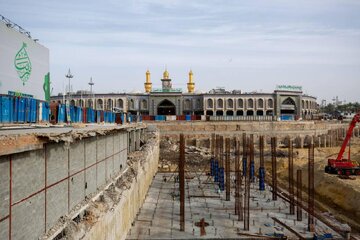 Informe fotográfico | Representante de la Máxima Autoridad Religiosa inspecciona los proyectos del atrio de Záynab (PB) y del Imam Hasán al-Muytabá (P