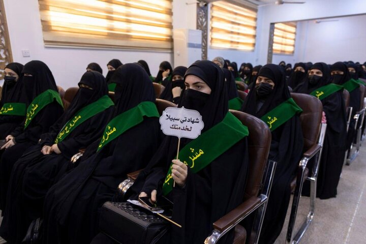 تقرير مصور/ مهرجان (ستر وعفاف) برعاية العتبة العباسية لتكريم الطالبات المرتديات للعباءة العراقية في صلاح الدين