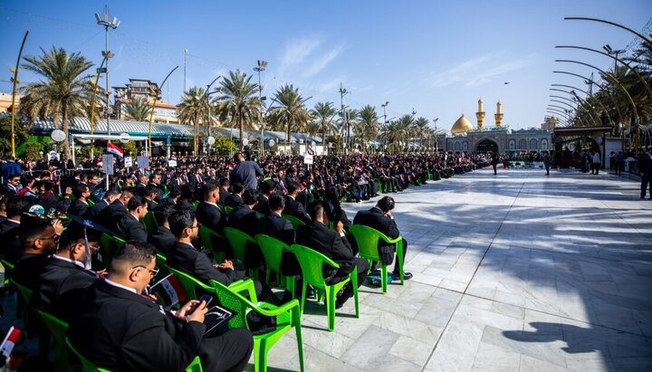 تقرير مصور/ بجهود العتبة الحسينية في ترسيخ منظومة القيم الأخلاقية..إقامة حفل تخرج (3000) طالب جامعي في العراق