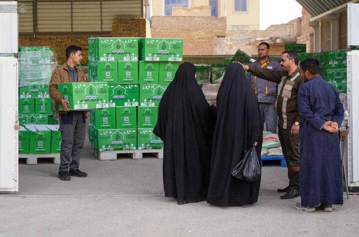 تقرير مصور/ العتبة العلوية المقدسة توزع أكثر من 3 آلاف سلّةٍ غذائية رمضانية للمحتاجين