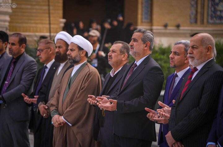 تقرير مصور/ حفل تخرج برعاية العتبة العلوية لـ 9 آلاف طالب وطالبة في صحن السيدة فاطمة (ع)