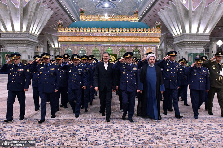 Informe fotográfico | Las fuerzas de la Aviación del Ejército iraní renuevan el pacto con los principios del Imam Jomeini (que Dios tenga misericordia de él)