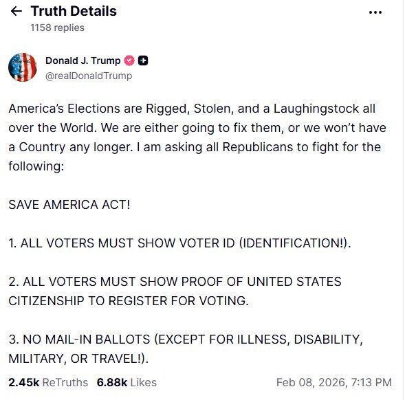 Повторное заявление Трампа: выборы в США стали объектом насмешек для всего мира