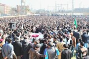 Photos: Funeral prayers of worshipers martyred in suicide blast at Khadijatul Kubra Mosque in Islamabad, Pakistan