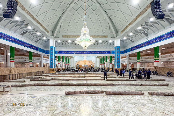Photos: Dusting, cleaning of Hazrat Masoumeh Holy Shrine ahead of holy month of Ramadan