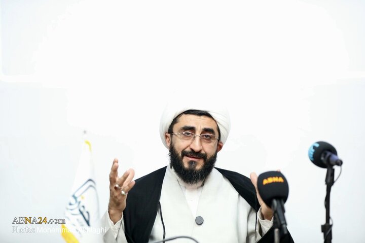 Photos: Press Conference of Spokesperson of “Belagh Mobin Hybrid Warfare Headquarters” Held in Qom