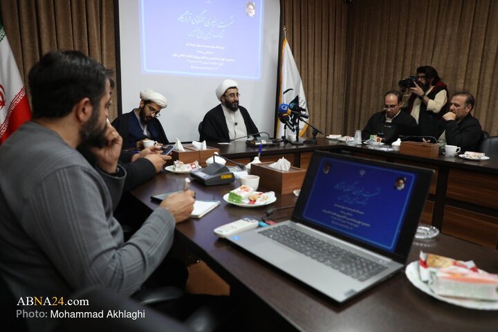 Photos: Press Conference of Spokesperson of “Belagh Mobin Hybrid Warfare Headquarters” Held in Qom