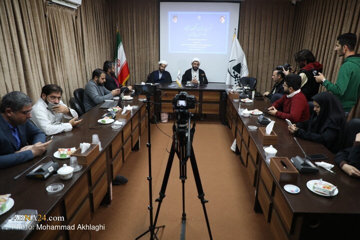 Photos: Press Conference of Spokesperson of “Belagh Mobin Hybrid Warfare Headquarters” Held in Qom
