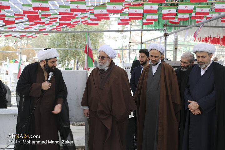 حضور دبیرکل مجمع جهانی اهل‌بیت(ع) در گلزار شهدای بهشت زهرا(س)