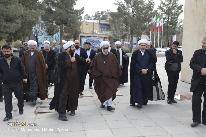 حضور دبیرکل مجمع جهانی اهل‌بیت(ع) در گلزار شهدای بهشت زهرا(س)