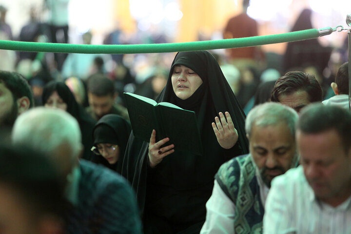 آغاز مراسم شب‌های بندگی در حرم مطهر حضرت فاطمه معصومه (س)