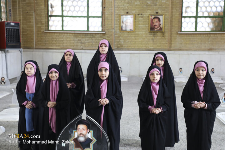 Hebûna Sekreterê Giştî yê Civata Cîhanî ya Ehlê Beytê (S.X )li Gulzara Şehîdan Beheşta Zehra