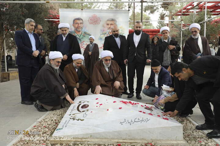 Hebûna Sekreterê Giştî yê Civata Cîhanî ya Ehlê Beytê (S.X )li Gulzara Şehîdan Beheşta Zehra