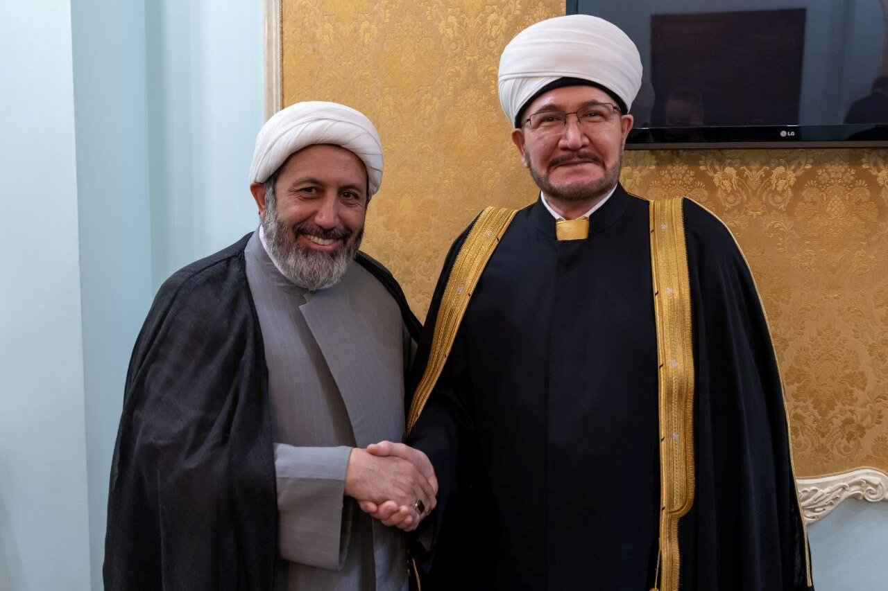 رئیس اداره دینی مسلمانان روسیه: ما خواهان نزول صلح و وحدت در سایه توسعه پایدار ایران هستیم