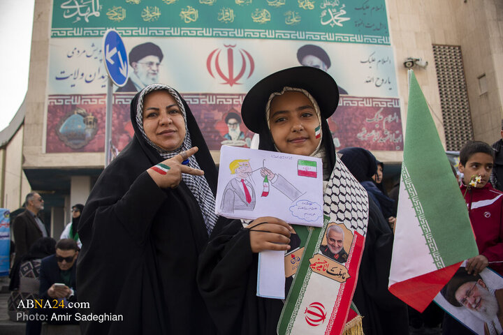 راهپیمایی 22 بهمن در شیراز