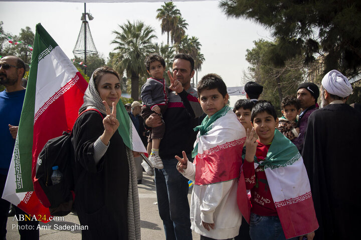 راهپیمایی 22 بهمن در شیراز