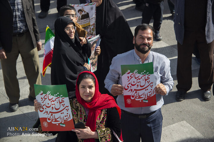 راهپیمایی 22 بهمن در شیراز