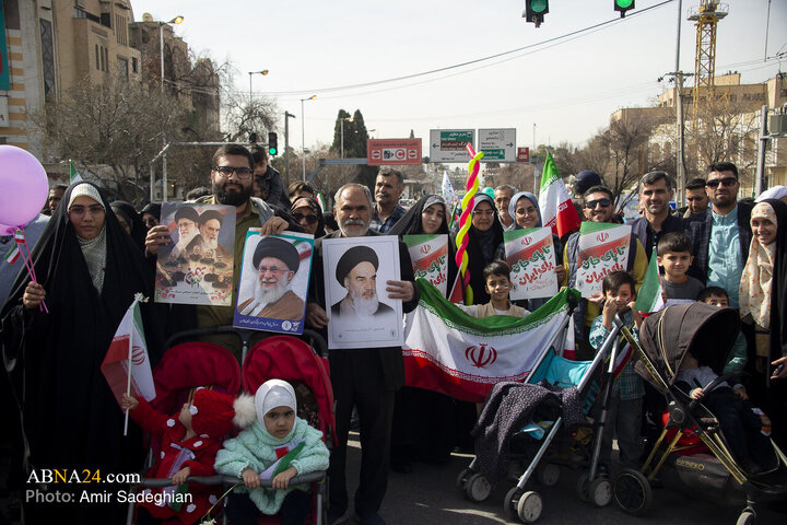 راهپیمایی 22 بهمن در شیراز