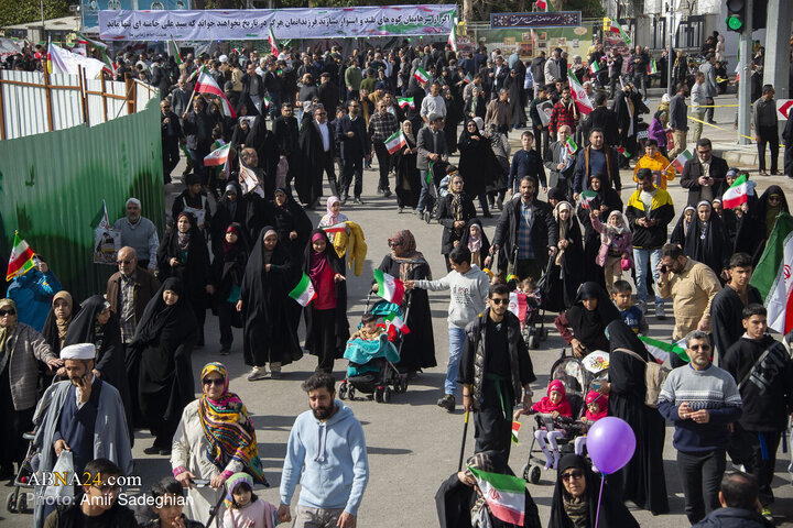 راهپیمایی 22 بهمن در شیراز