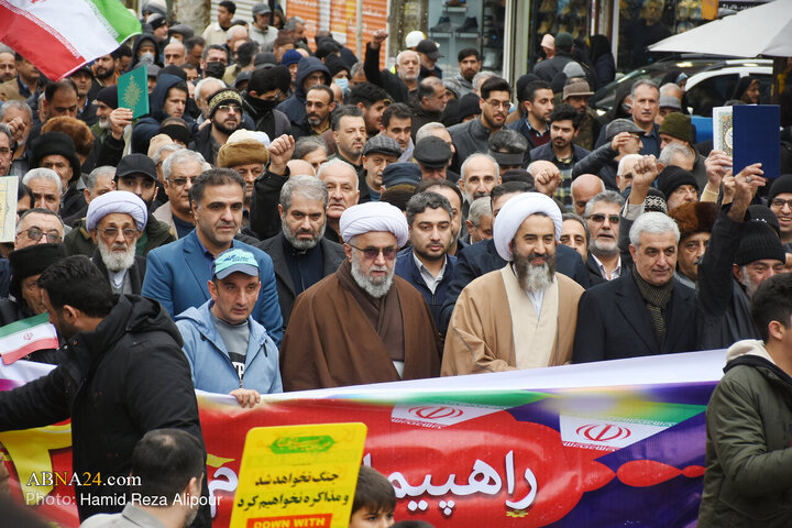 راهپیمایی یوم الله 22 بهمن در رودسر