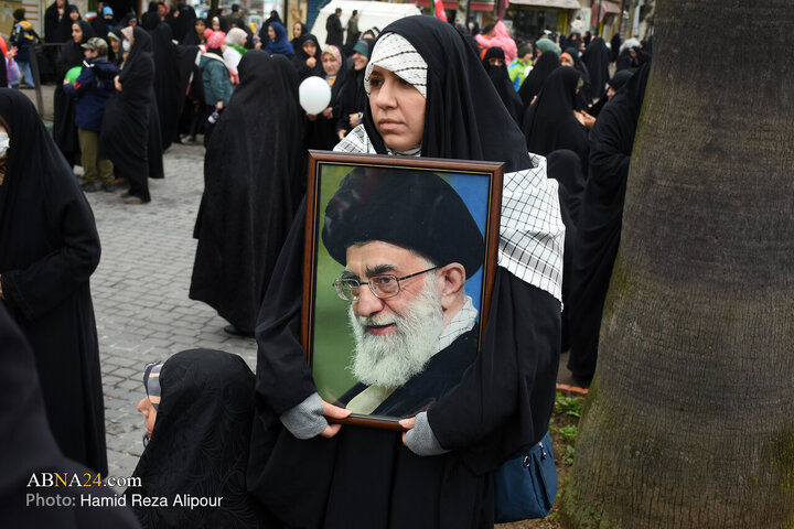 راهپیمایی یوم الله 22 بهمن در رودسر