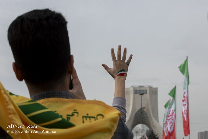 حاشیه های راهپیمایی 22 بهمن در تهران