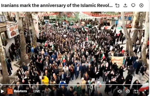 قنوات ومواقع أجنبية تتابع مسيرات حاشدة بمناسبة ذكرى انتصار الثورة الاسلامية