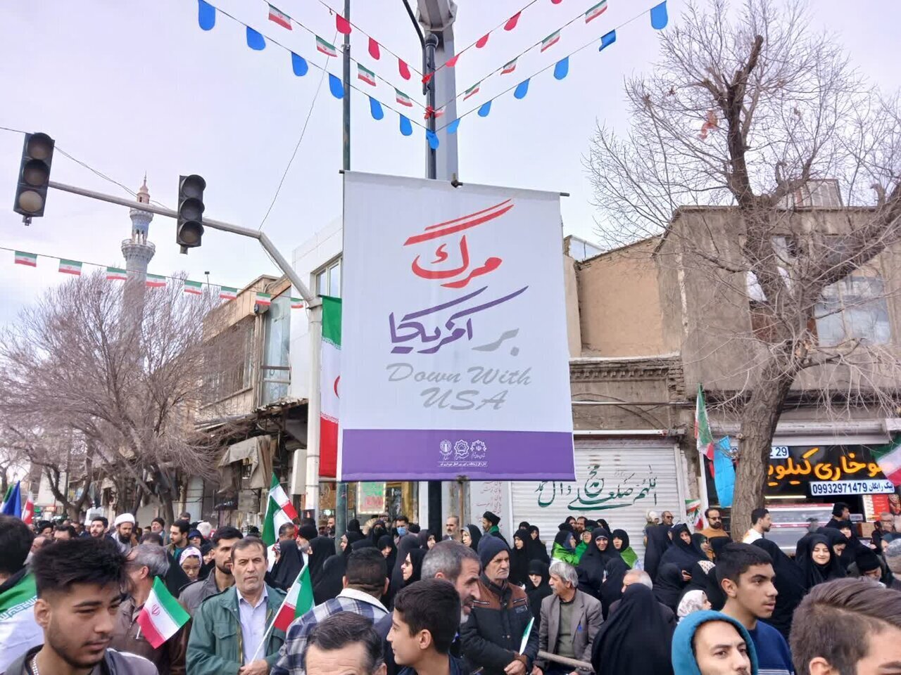 Video: Indian Girl at Iran’s Islamic Revolution Rally Says Nation Still Stands Firm Against Its Enemies