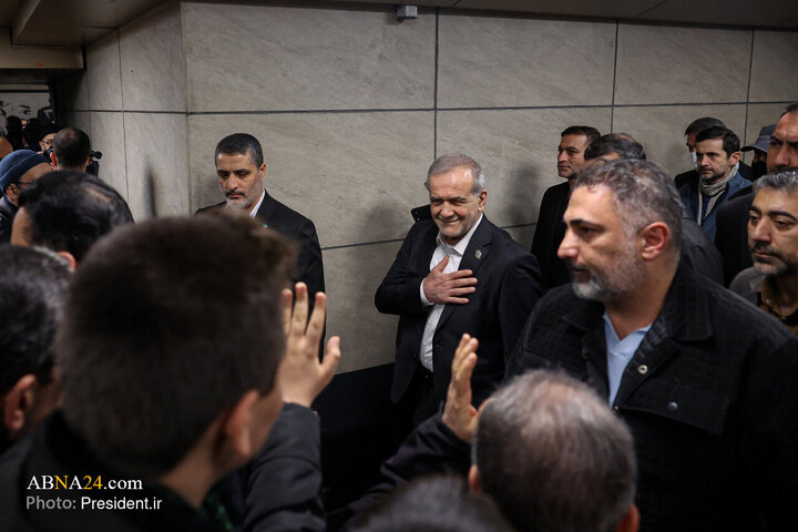 تقرير مصور/ الرئيس الإيراني يلقي كلمة بذكرى انتصار الثورة الاسلامية في البلاد