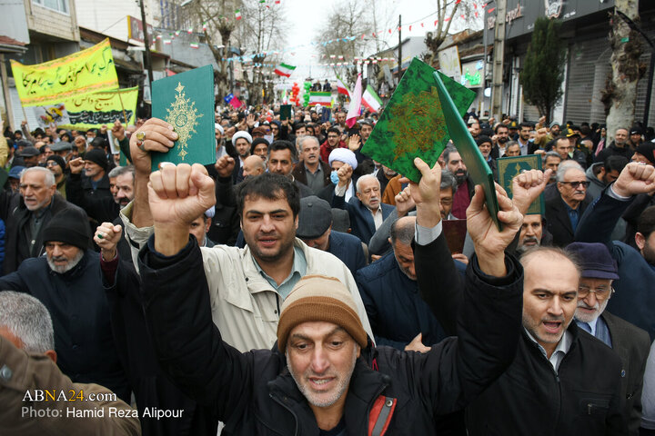 تقرير مصور/ مسيرات يوم الله بمدينة "ردوسر" شمال إيران بمناسبة انتصار الثورة الاسلامية