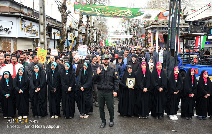 تقرير مصور/ مسيرات يوم الله بمدينة "ردوسر" شمال إيران بمناسبة انتصار الثورة الاسلامية