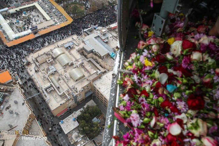 Informe fotográfico | Imágenes aéreas de la marcha del 22 de Bahman en Qom