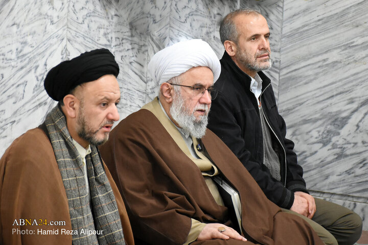 نشست قرار معنوی با سخنرانی آیت‌الله رمضانی در مسجد ابوذر رشت