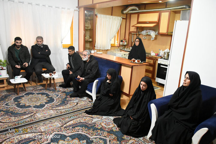 Civîna Ayetullah Remezanî li gel malbata şehîdê parastina asayîşa Gîlanê