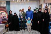 Photos: Dr. Ghalibaf meets family of Martyr Farajollah Shushtari