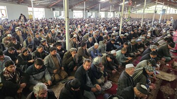 گزارش تصویری | نماز جمعه شیعیان افغانستان در غرب کابل