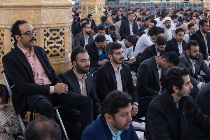 Photos: Mass wedding of 1,500 university couples held at Imam Reza Holy Shrine