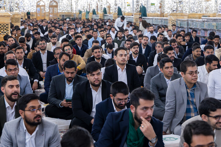 Photos: Mass wedding of 1,500 university couples held at Imam Reza Holy Shrine