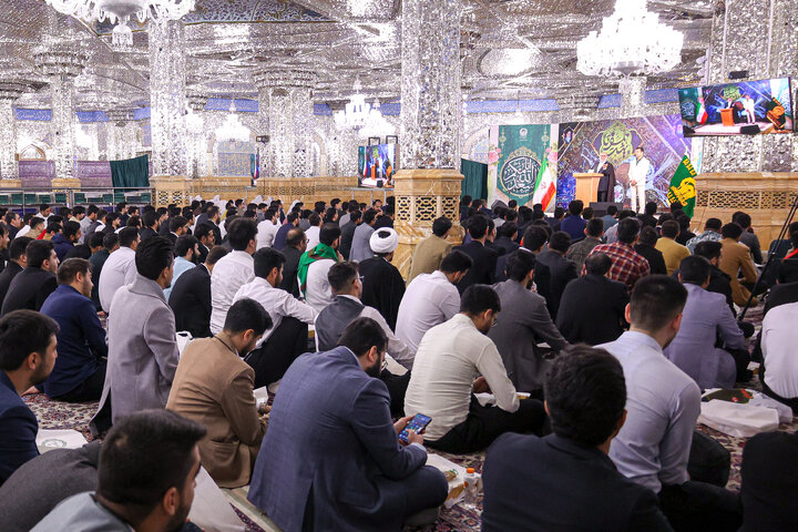 Photos: Mass wedding of 1,500 university couples held at Imam Reza Holy Shrine