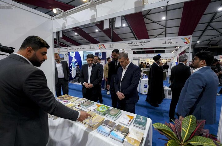 تقرير مصور/ مقتنيات العتبة العلوية المقدسة في مهرجان ومعرض (عين الحياة) ببغداد