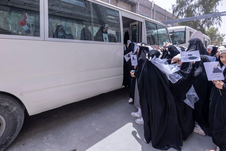 تقرير مصور/ إقامة حفل التكليف الشرعي للفتيات ضمن مشروع الورود الفاطمية للعتبة العباسية