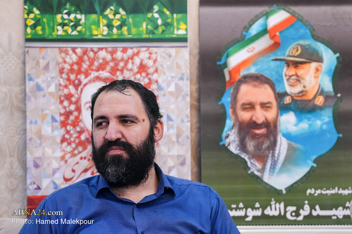 Photos: Dr. Ghalibaf meets family of Martyr Farajollah Shushtari