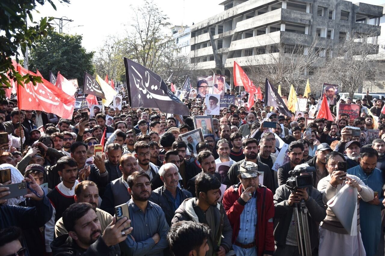 پاکستان کے دارالحکومت میں شیعہ برادری کی بڑی احتجاجی ریلی، دہشت گردی کے خلاف کارروائی کا مطالبہ