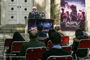 Photos: Press Conference Marking Anniversary of Bahrain Revolution Held at Former U.S. Embassy in Tehran