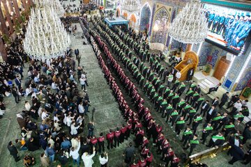 Фото Репортаж | Имам Һүсејнин (әлејһи сәлам) Һәрәминдә тибб тәләбәләри үчүн хүсуси програм