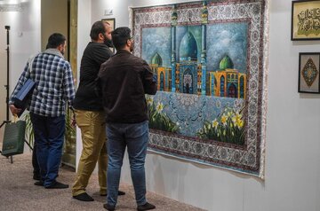 بأكثر من مئة لوحة فنية افتتاح معرض (فنّ الانتظار) في العتبة العلوية المقدسة