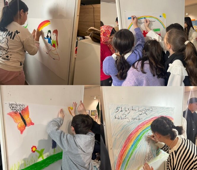 دهه فجر، با هنر کودکان ایران و گرجستان جشن گرفته شد