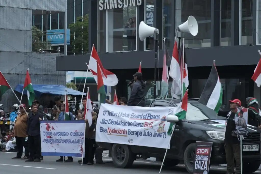 راهپیمایی سراسری مردم اندونزی در حمایت از فلسطین + عکس