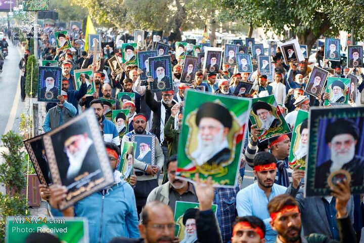 راهپیمایی حمایت از انقلاب اسلامی و امام خامنه‌ای در لاهور، پاکستان