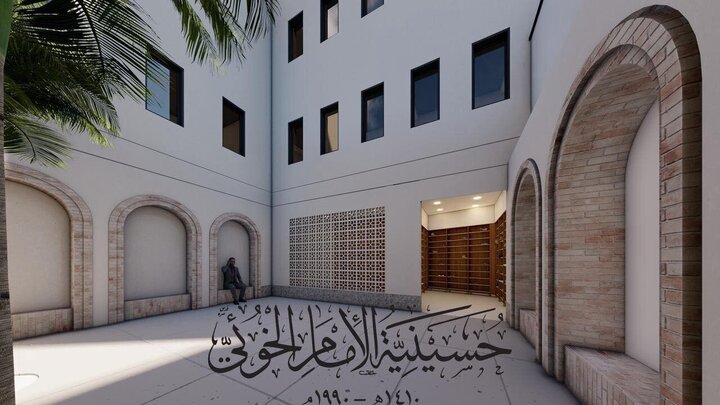 Informe fotográfico | La Husayniyah del Imam al-Khoei en Kerbala alcanza etapas avanzadas de construcción